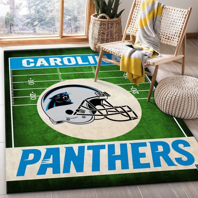 Deschea Carolina Panthers Nfl Football 25 Area Rug And