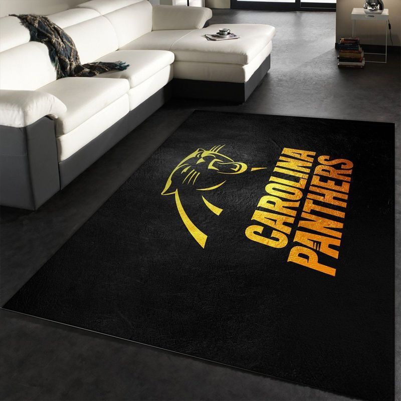 Deschea Carolina Panthers Nfl Football 29 Area Rug And