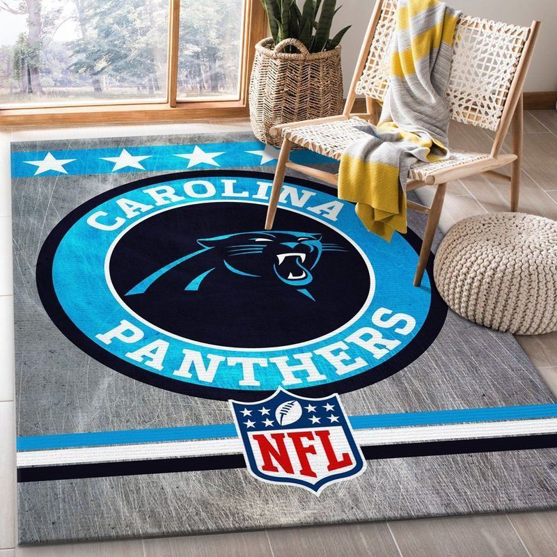 Deschea Carolina Panthers Nfl Football 30 Area Rug And