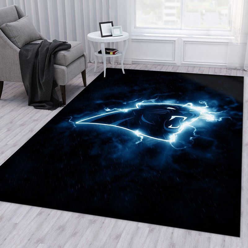 Deschea Carolina Panthers Nfl Football 31 Area Rug And