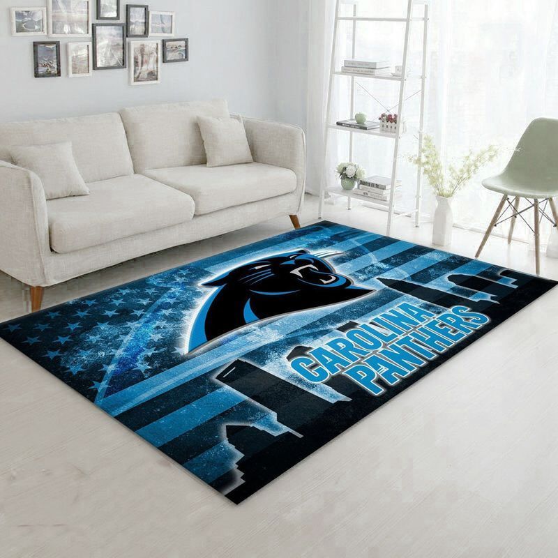 Deschea Carolina Panthers Nfl Football 40 Area Rug And