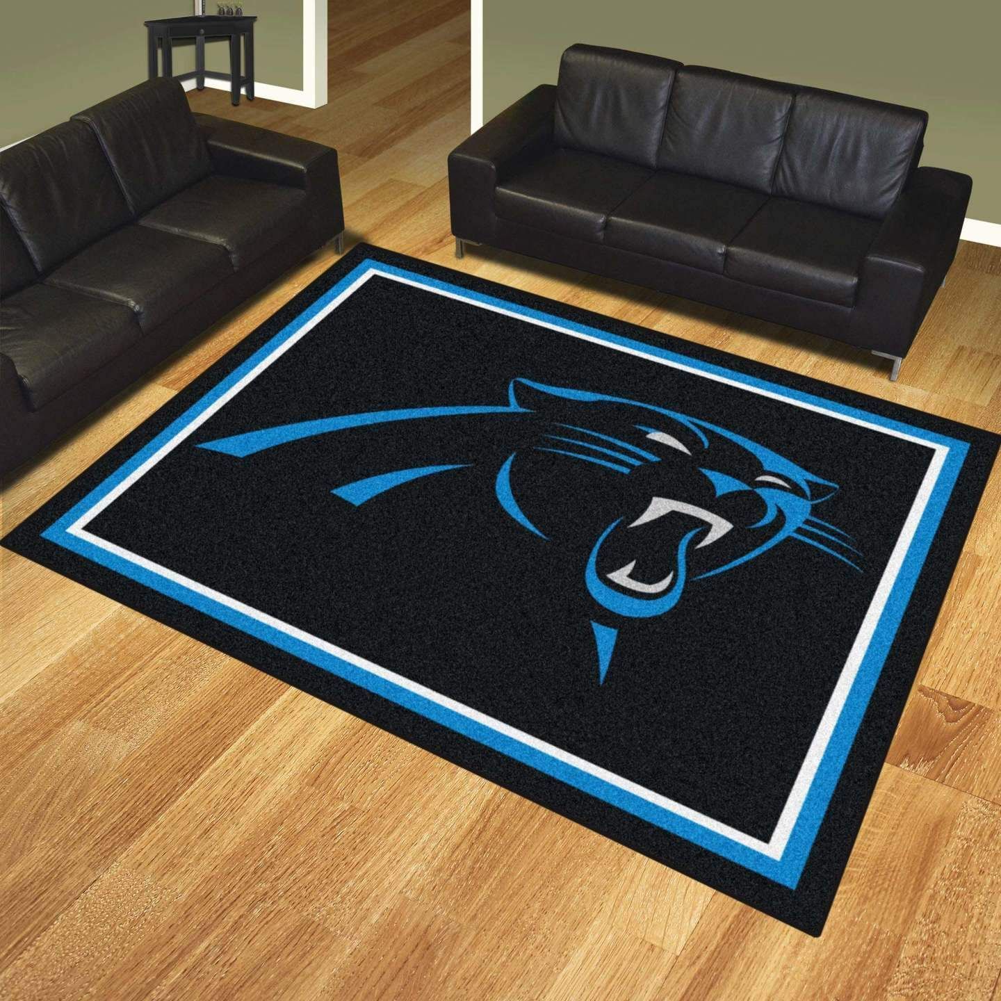 Deschea Carolina Panthers Rug Football