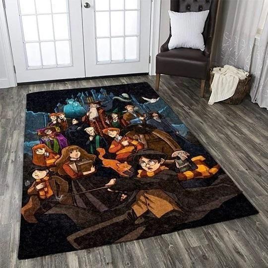 Deschea Cartoon Harry Potter Area Rug – Custom Size And Printing