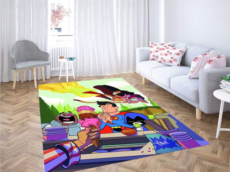 Deschea Cartoon Network Superhero Carpet Rug