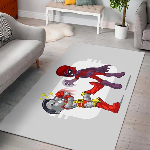 Deschea Cartoons X Men Colossus Magneto Marvel Comics Rug