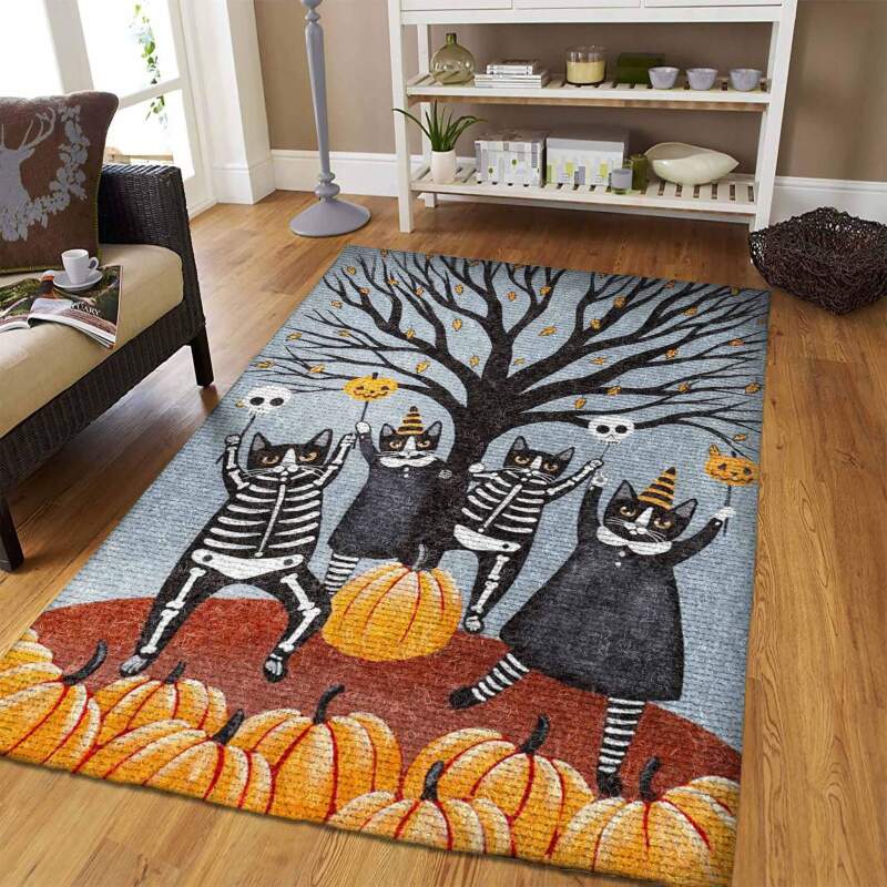 Deschea Cat Halloween Limited Edition Rug