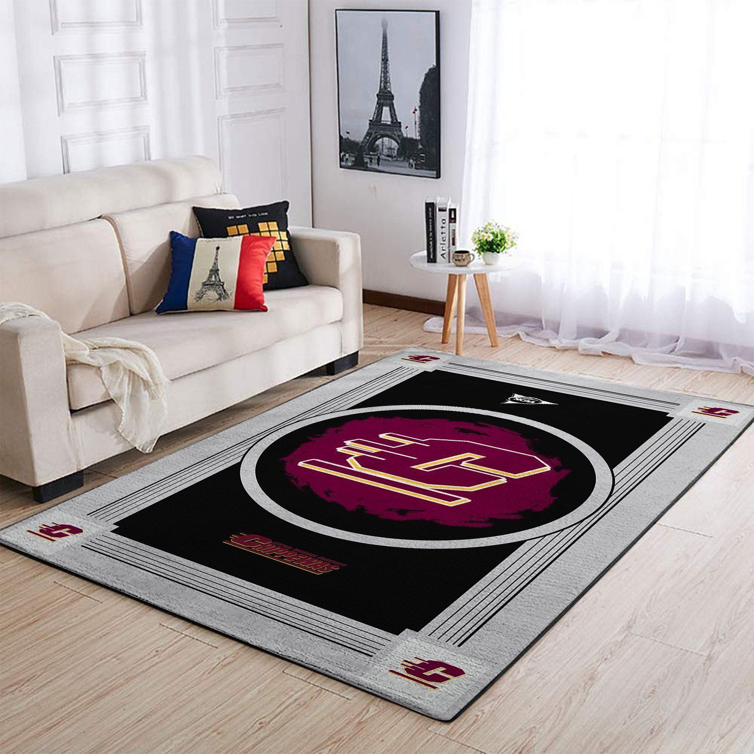 Deschea Central Michigan Chippewas Ncaa Area Rugs Team Logo