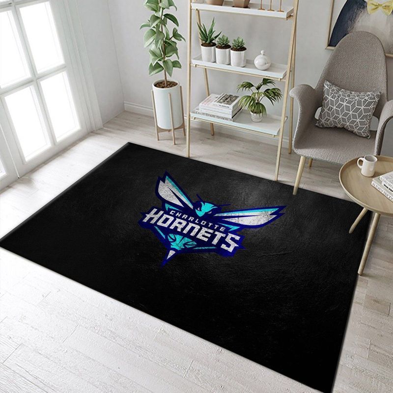 Deschea Charlotte Hornets Nba Basketball 6 Area Rug And