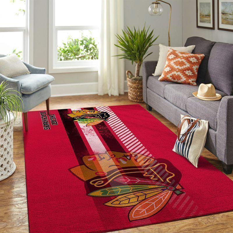 Deschea Chicago Blackhawks Area Rugs Nhl Hockey Team Logo 20030448