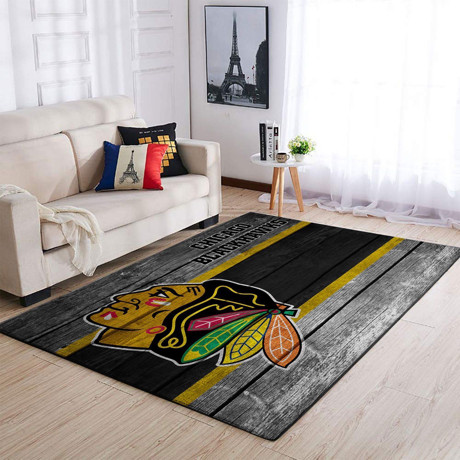 Deschea Miami Dolphins Nfl Area Rugs Skull Flower Style Sports