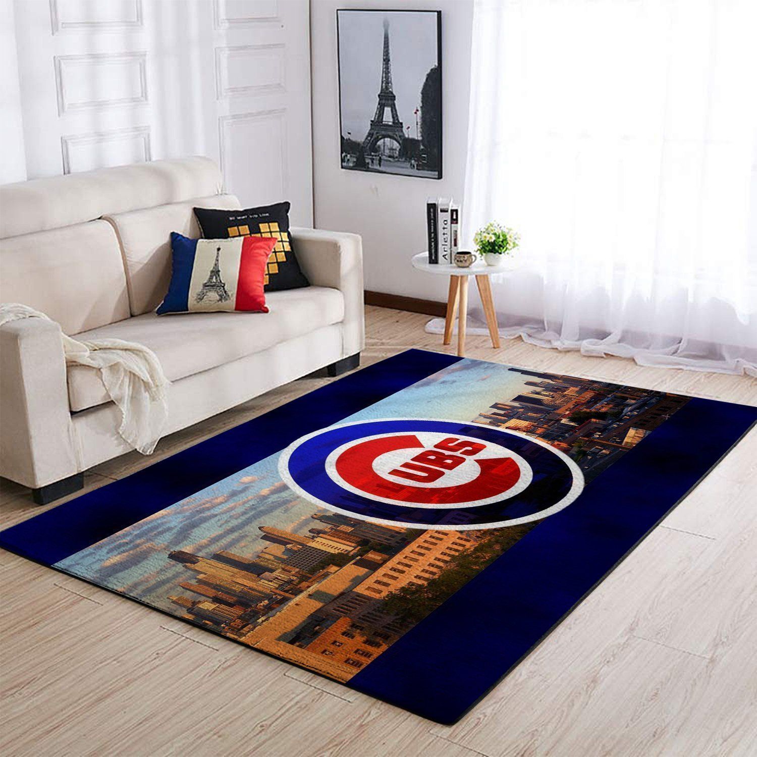 Deschea Chicago Cubs Area Rug Mlb Baseball Team Logo V959