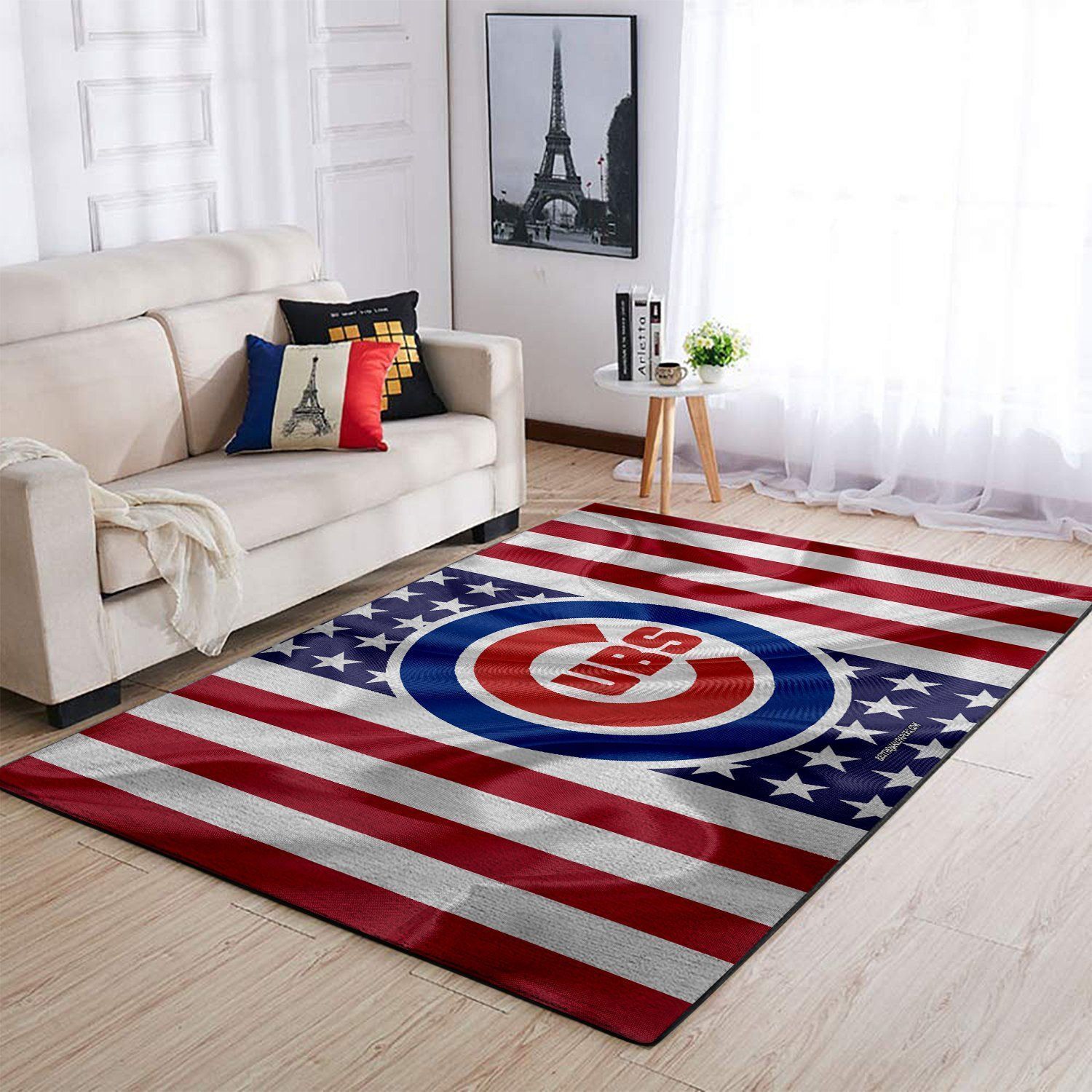 Deschea Chicago Cubs Area Rug Mlb Baseball Team Logo V969