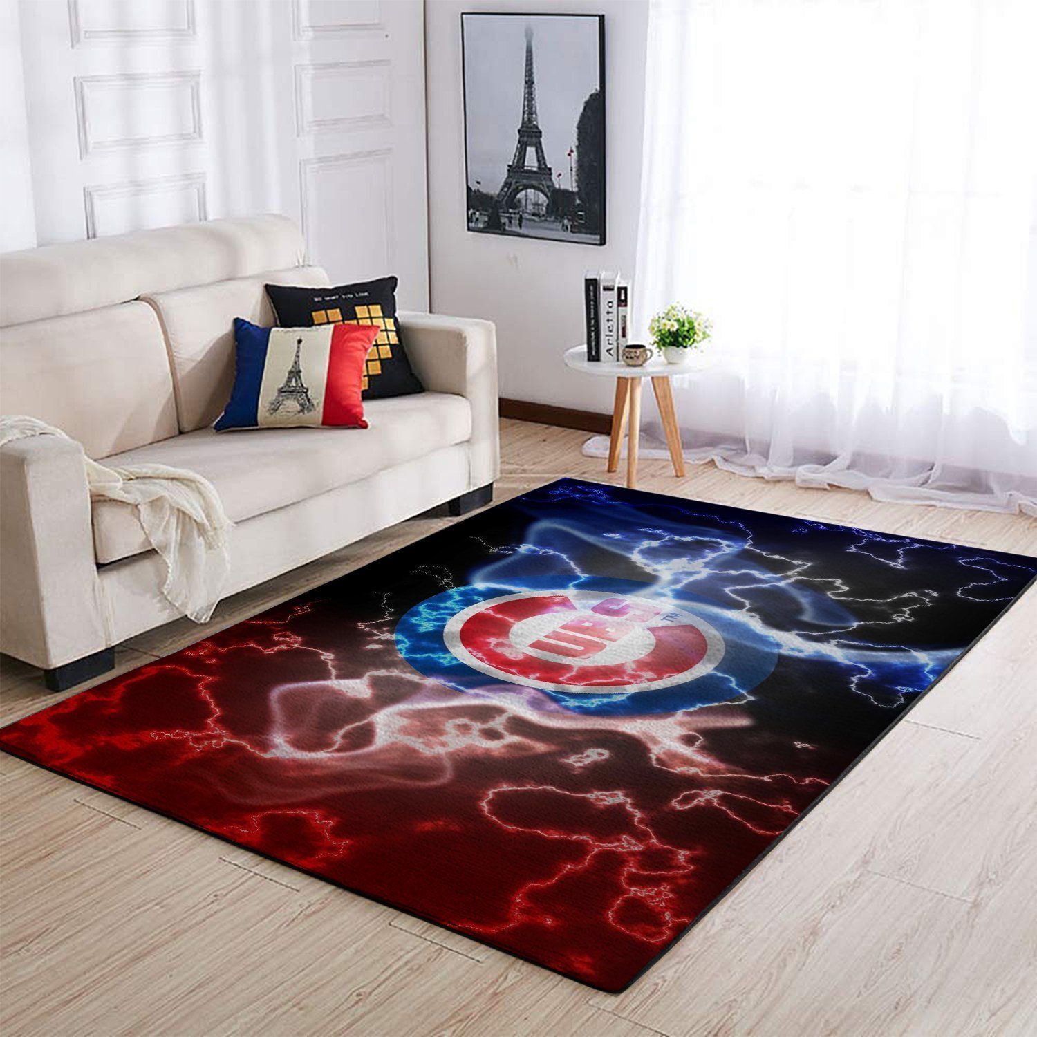 Deschea Chicago Cubs Area Rug Mlb Baseball Team Logo V975