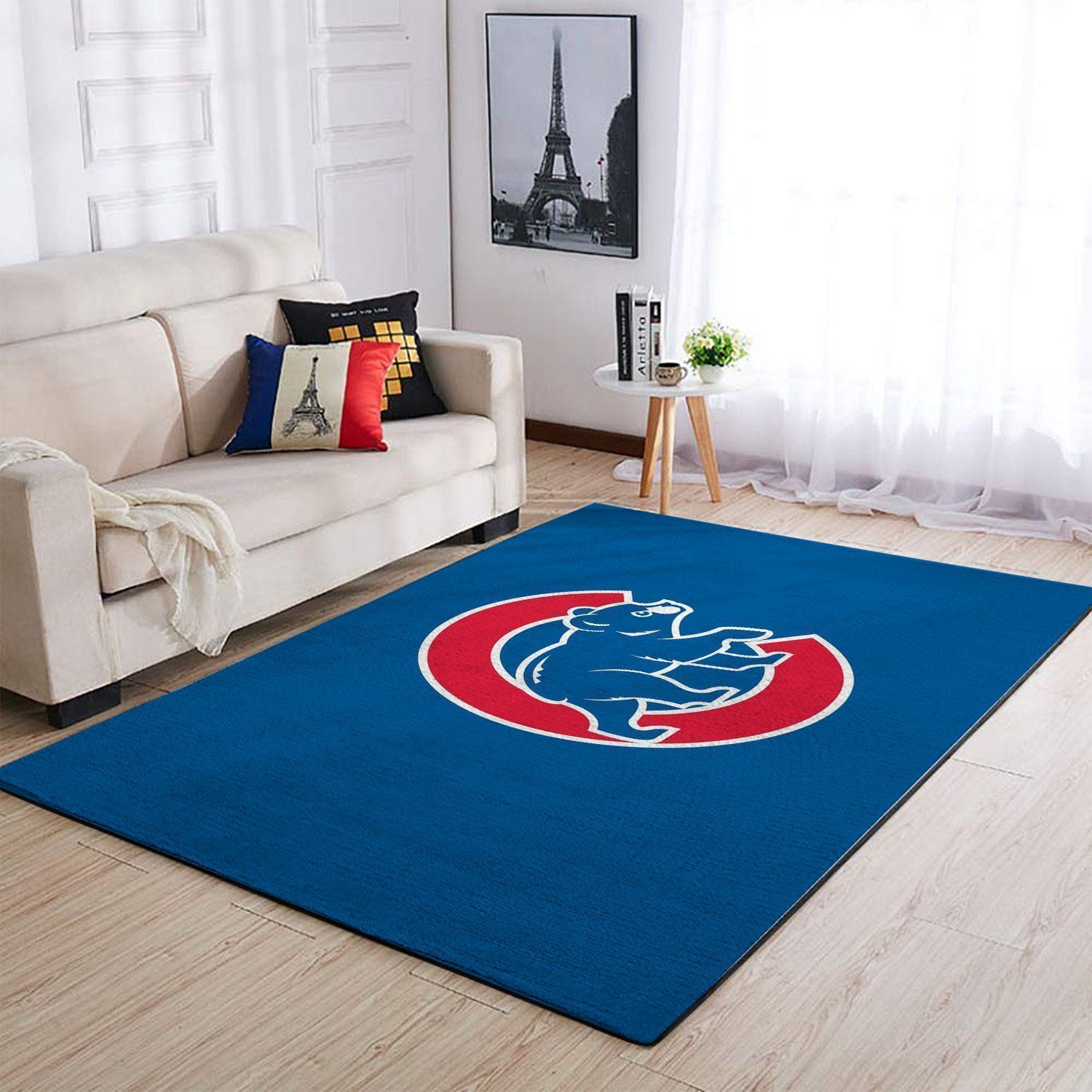 Deschea Chicago Cubs Area Rug Mlb Baseball Team Logo V980