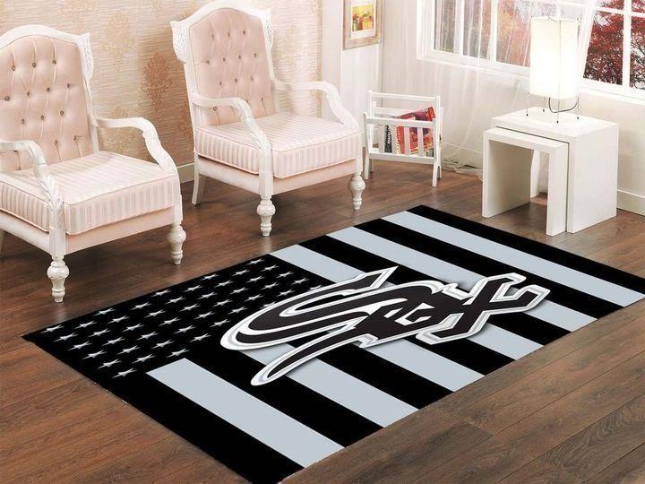 Deschea Chicago White Sox Area Rug Mlb Baseball Team Logo V612