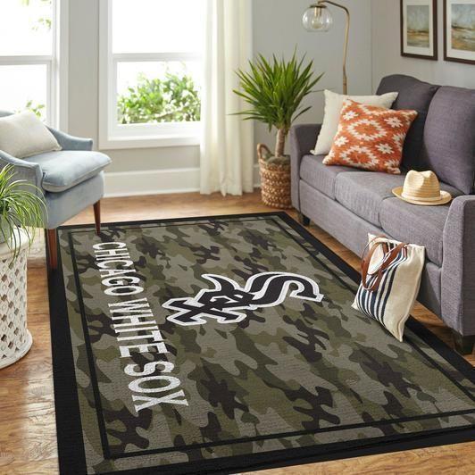 Deschea Chicago White Sox Area Rug Mlb Baseball Team Logo V613