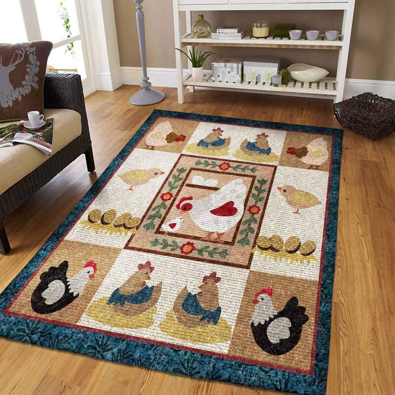 Deschea Chicken Limited Edition Rug