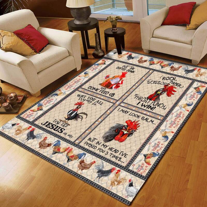 Deschea Chicken Limited Edition Rug