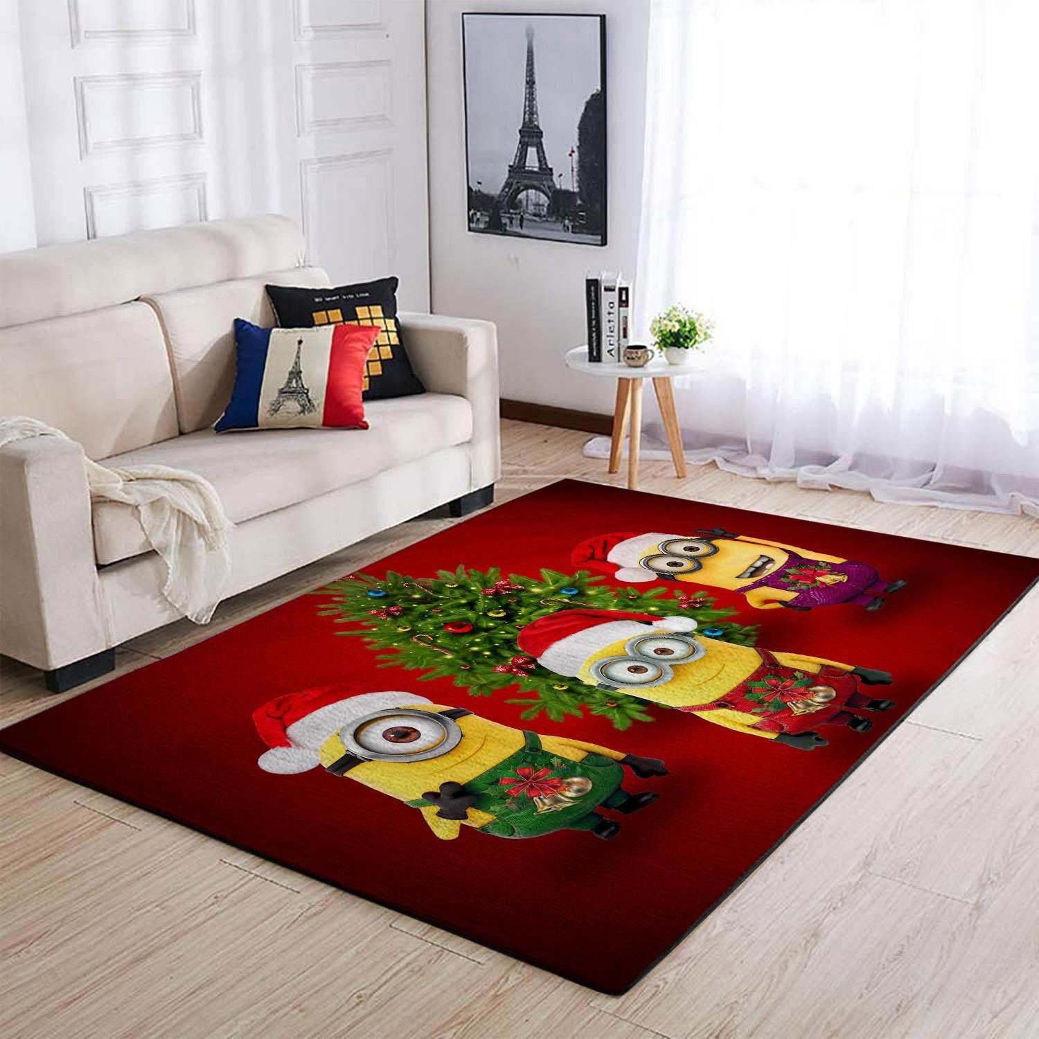 Deschea Christmas Minions Area Limited Edition Rug