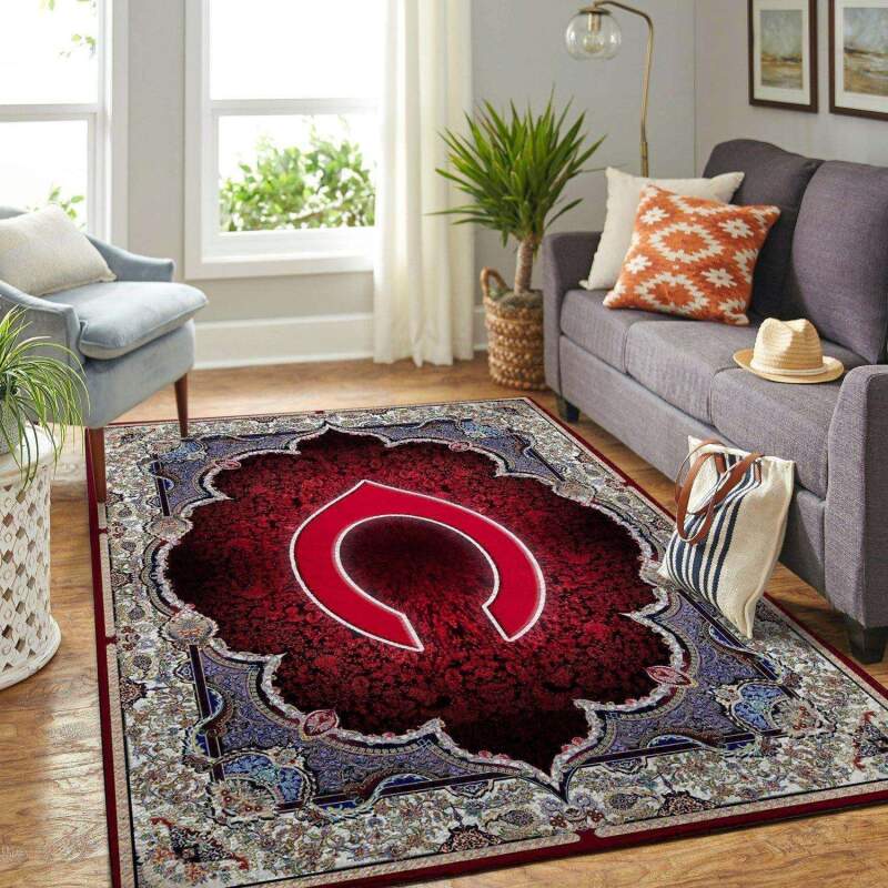 Deschea Cincinnati Reds Living Room Area Rug