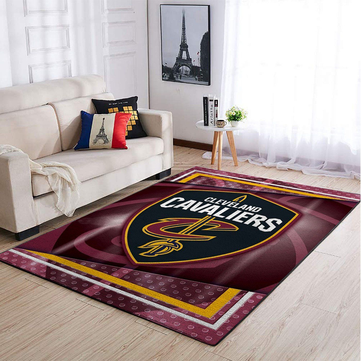 Deschea Cleveland Cavaliers Living Room Area Rug