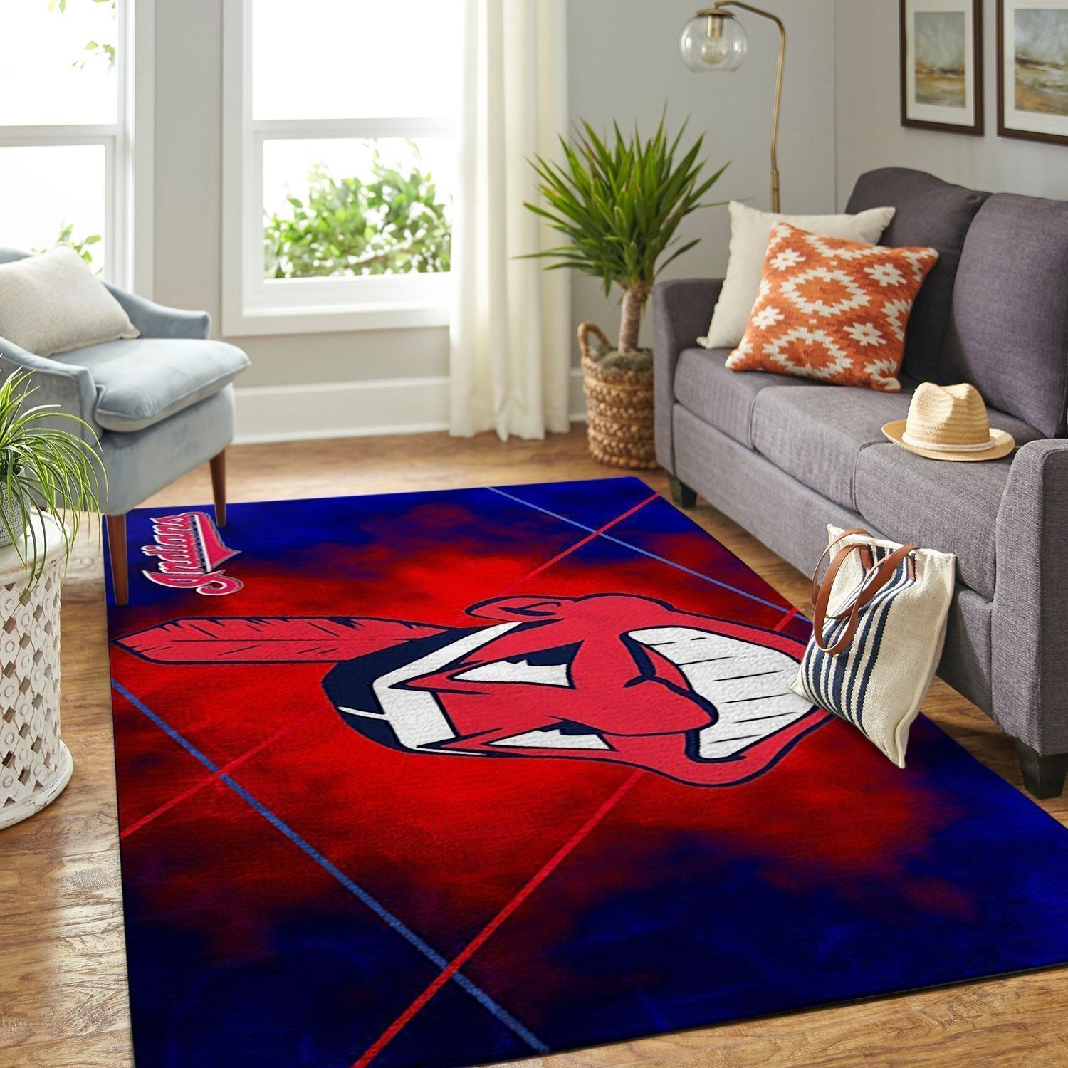 Deschea Cleveland Indians Living Room Area Rug