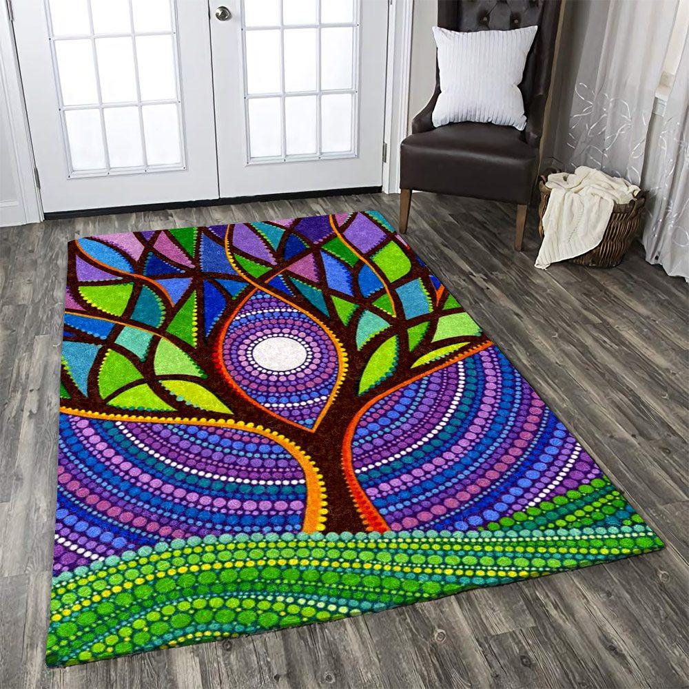 Deschea Colorful Tree Limited Edition Rug