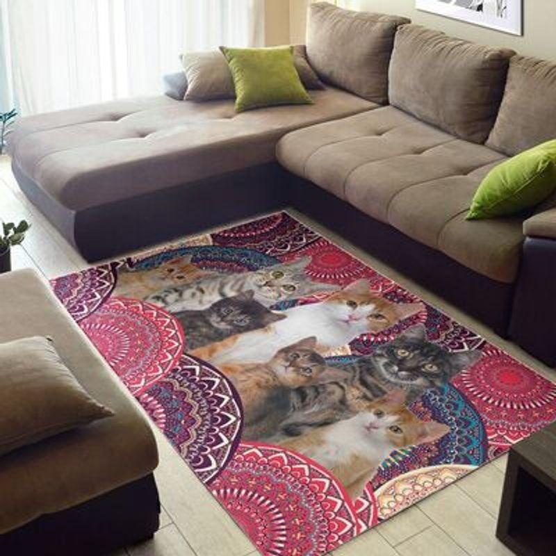 Deschea Cute Cats Rectangle Limited Edition Rug