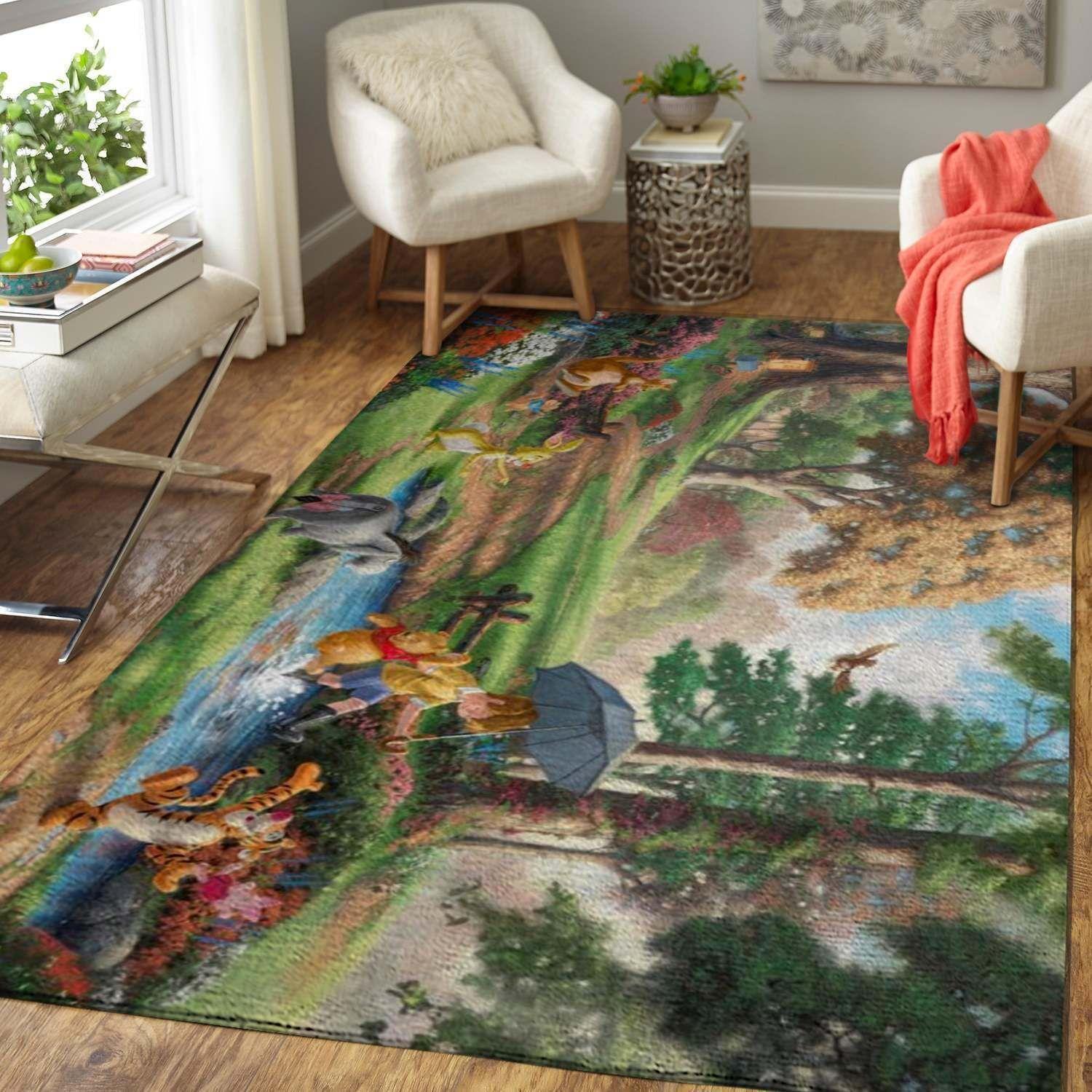 Deschea Cute Winnie The Pooh Area Rug disney