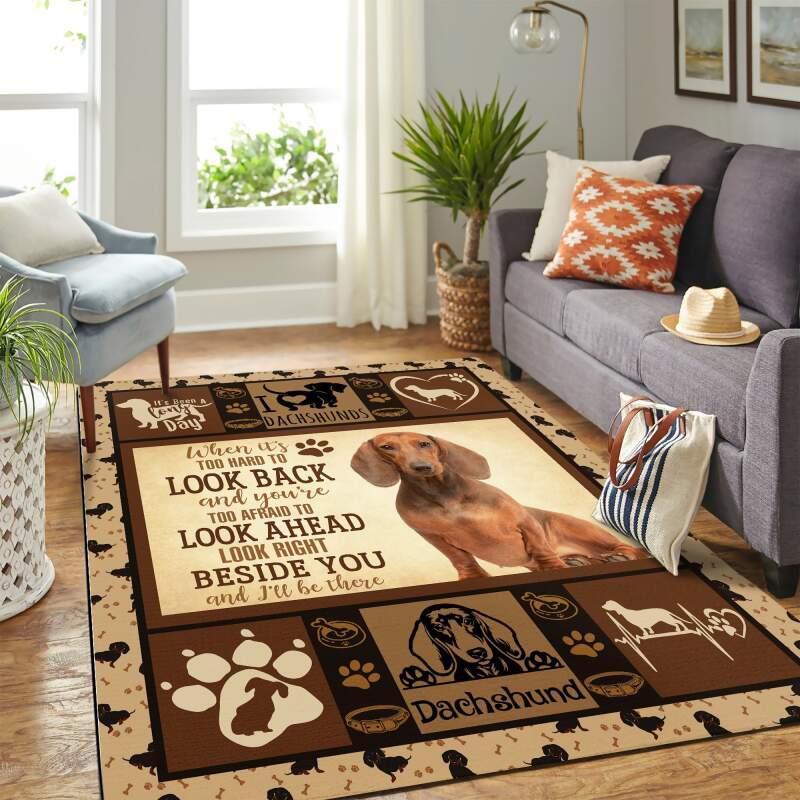 Deschea Dachshund New Quilt Copy Mk Carpet Area Rug