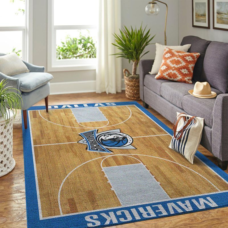 Deschea Dallas Mavericks Living Room Area Rug