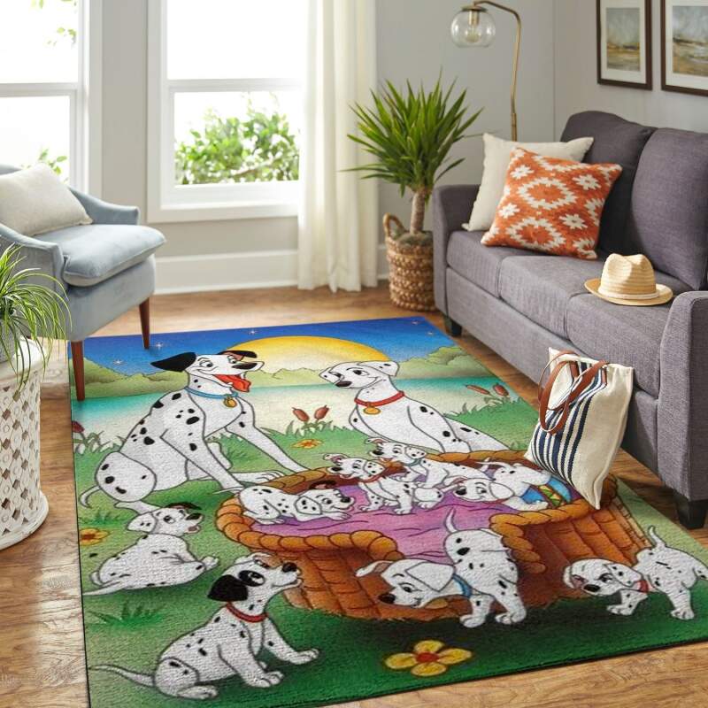 Deschea Disney Magic Castle Living Room Area Rug