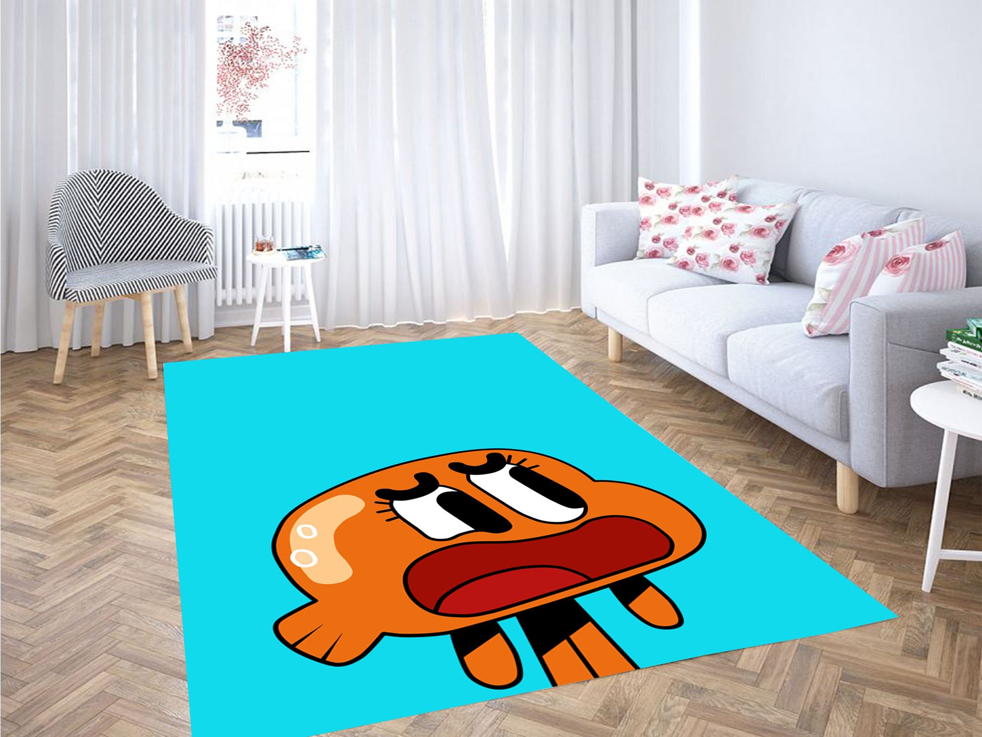 Deschea Darwin Watterson The Amazing World Of Gumball Carpet Rug