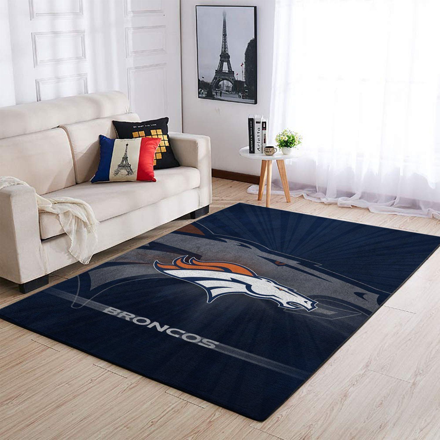 Deschea Denver Broncos Living Room Area Rug