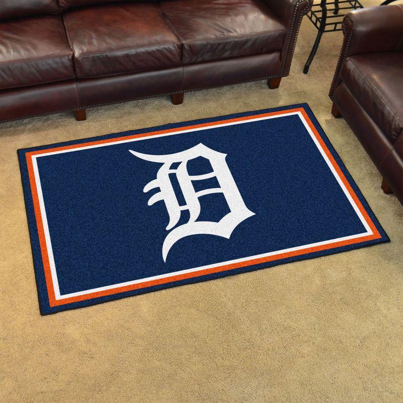 Deschea Detroit Tigers Mlb Baseball Area Limited Edition Rug