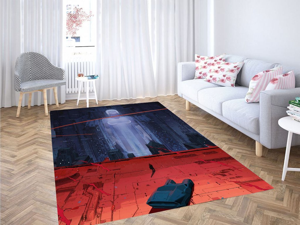 Deschea Diffrent Blade Runner Animation Living Room Modern Carpet Rug