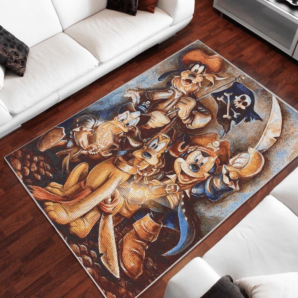 Deschea Disney Area Rug Geeky