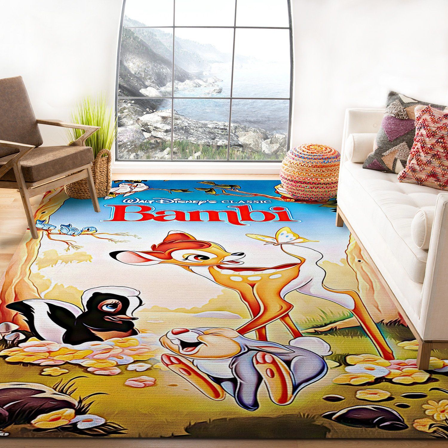 Deschea Disney Bambi Rug – Custom Size And Printing