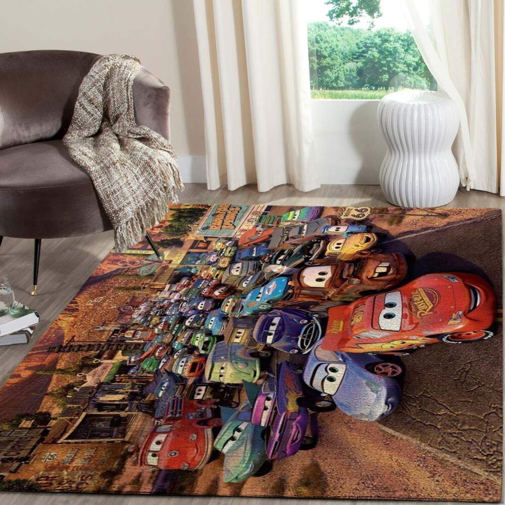 Deschea Disney Cars Area  Disney Movies Lv071228 Rug Regtangle