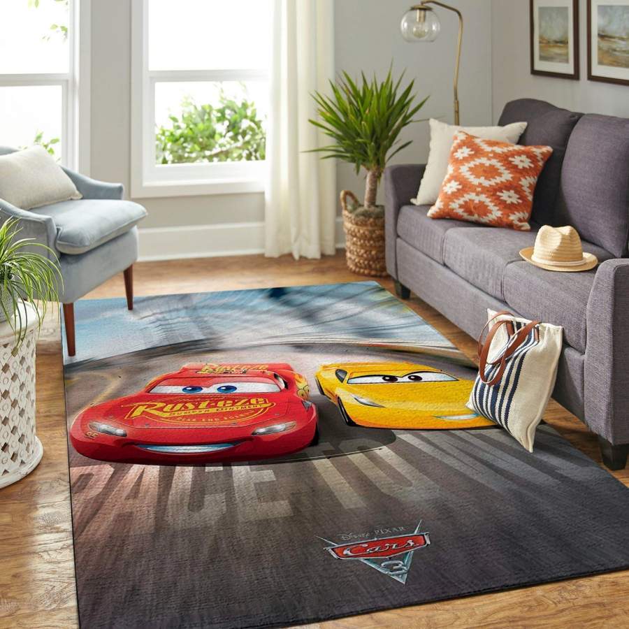 Deschea Disney Cars Area Rug Disney Cartoons Ofd 1912126