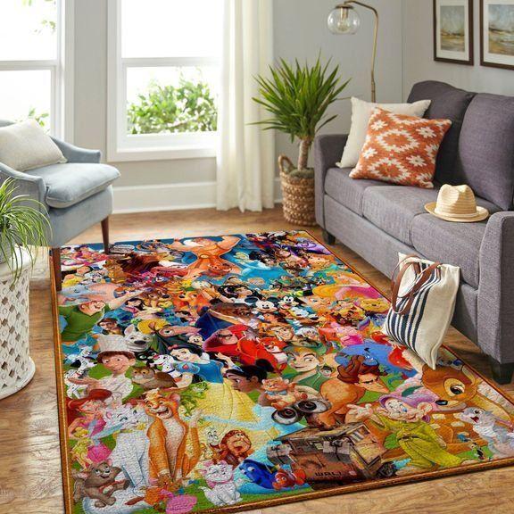 Deschea Disney Characters Area  19121115 Area Rug Regtangle