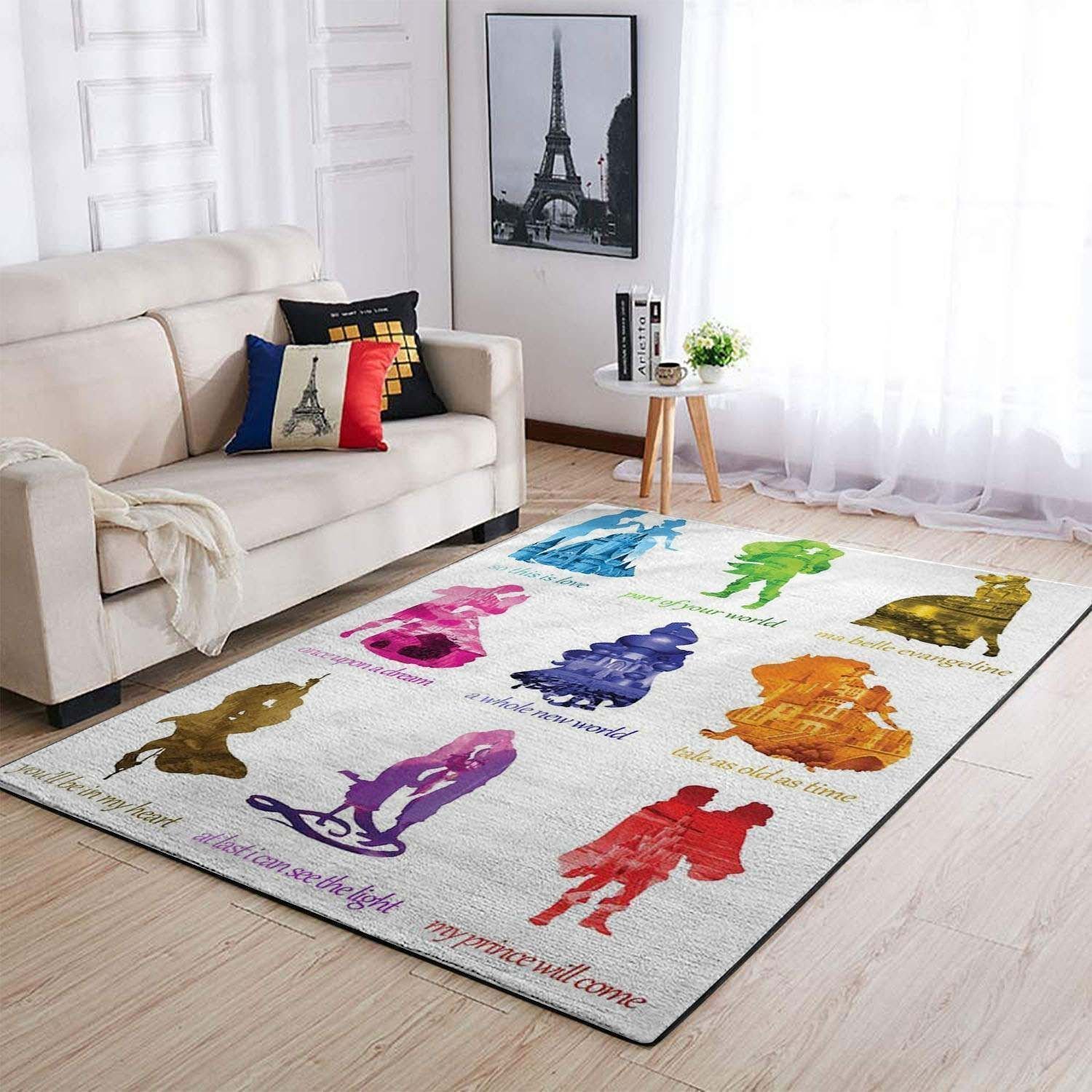 Deschea Disney Characters Area  Dc91201 Rug Regtangle