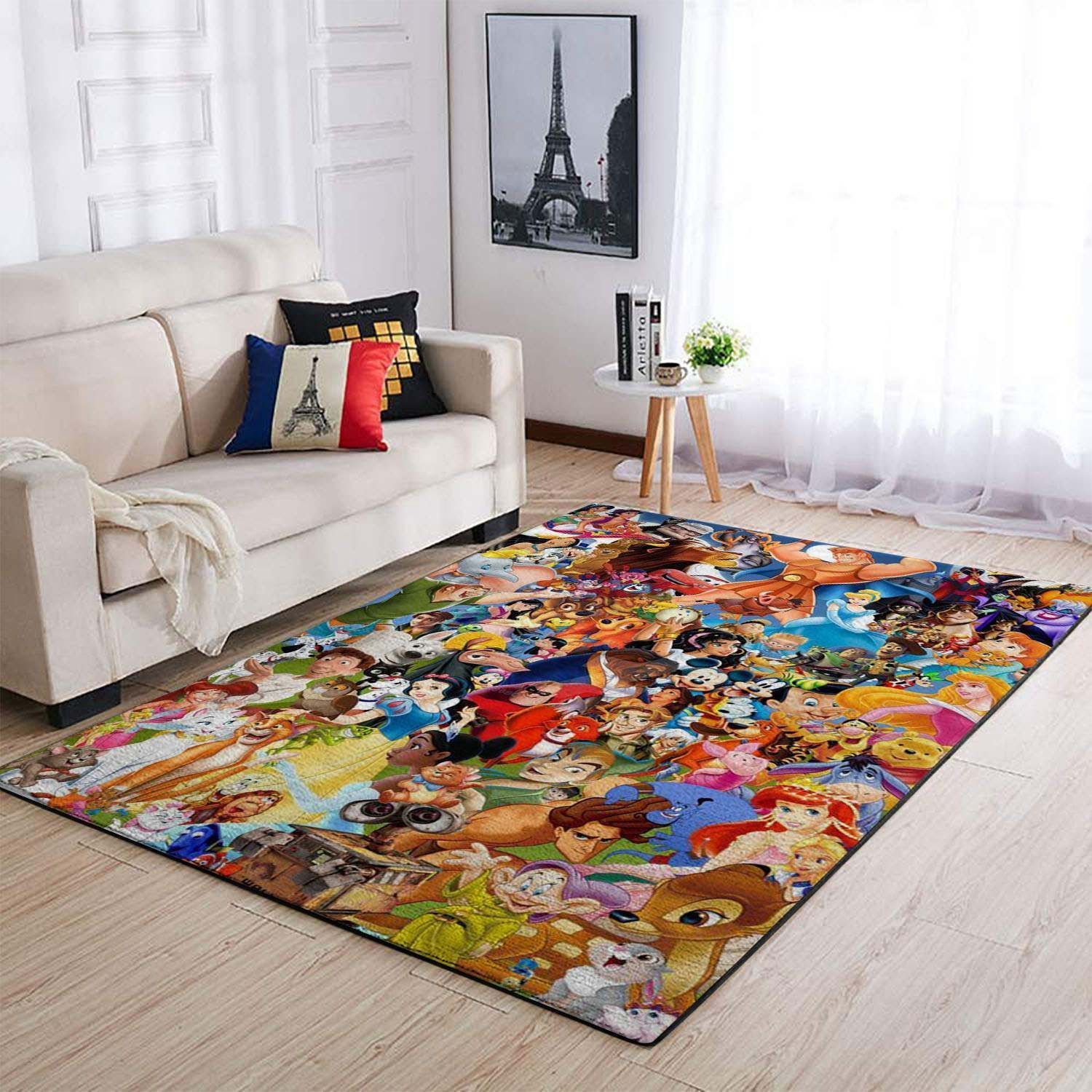 Deschea Disney Characters Area  Dc91208 Christmas Gift Rug Regtangle