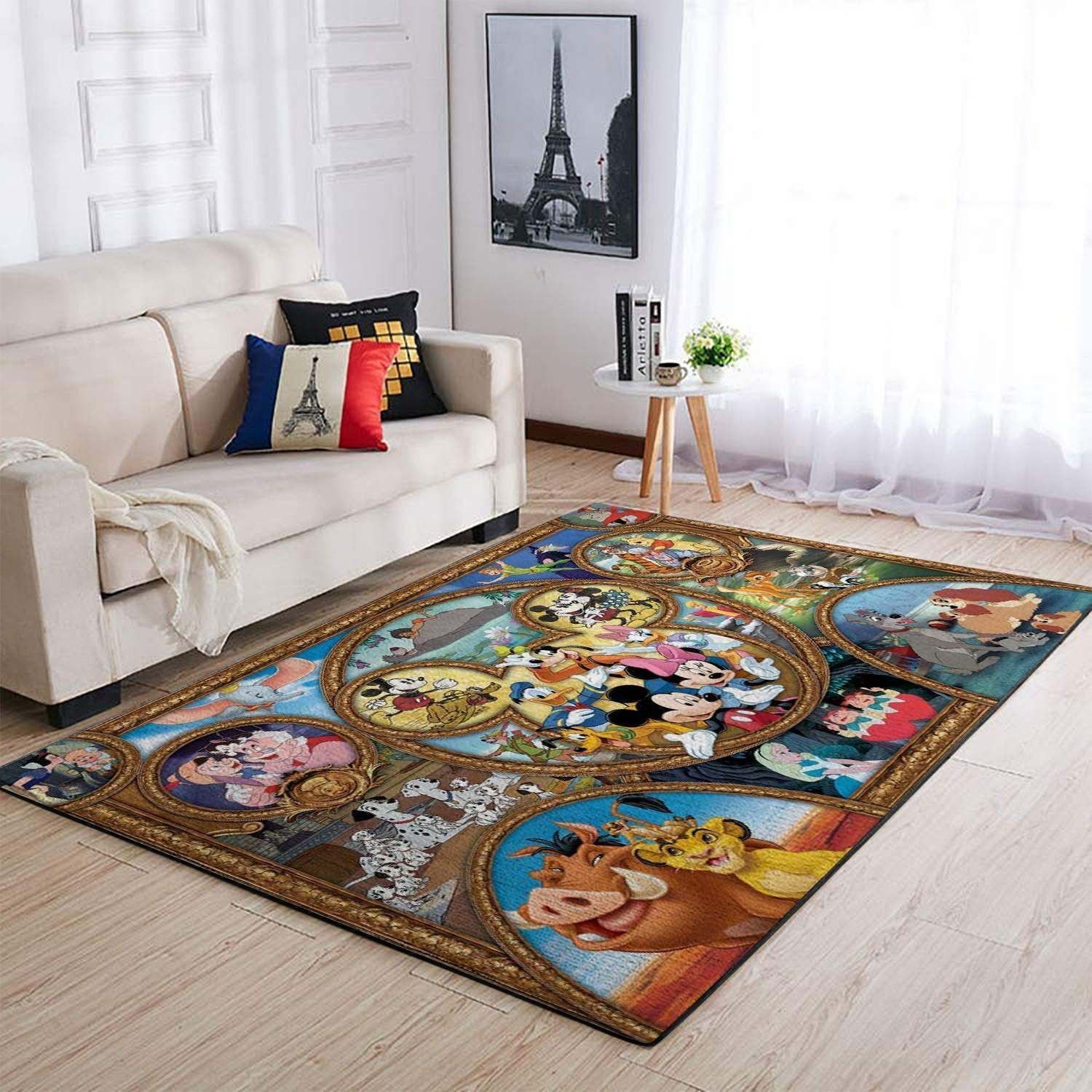 Deschea Disney Characters Area  Dct71204 Rug Regtangle