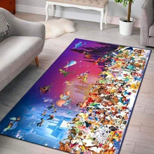 Deschea Disney Characters Area  Dct71203 Rug Regtangle