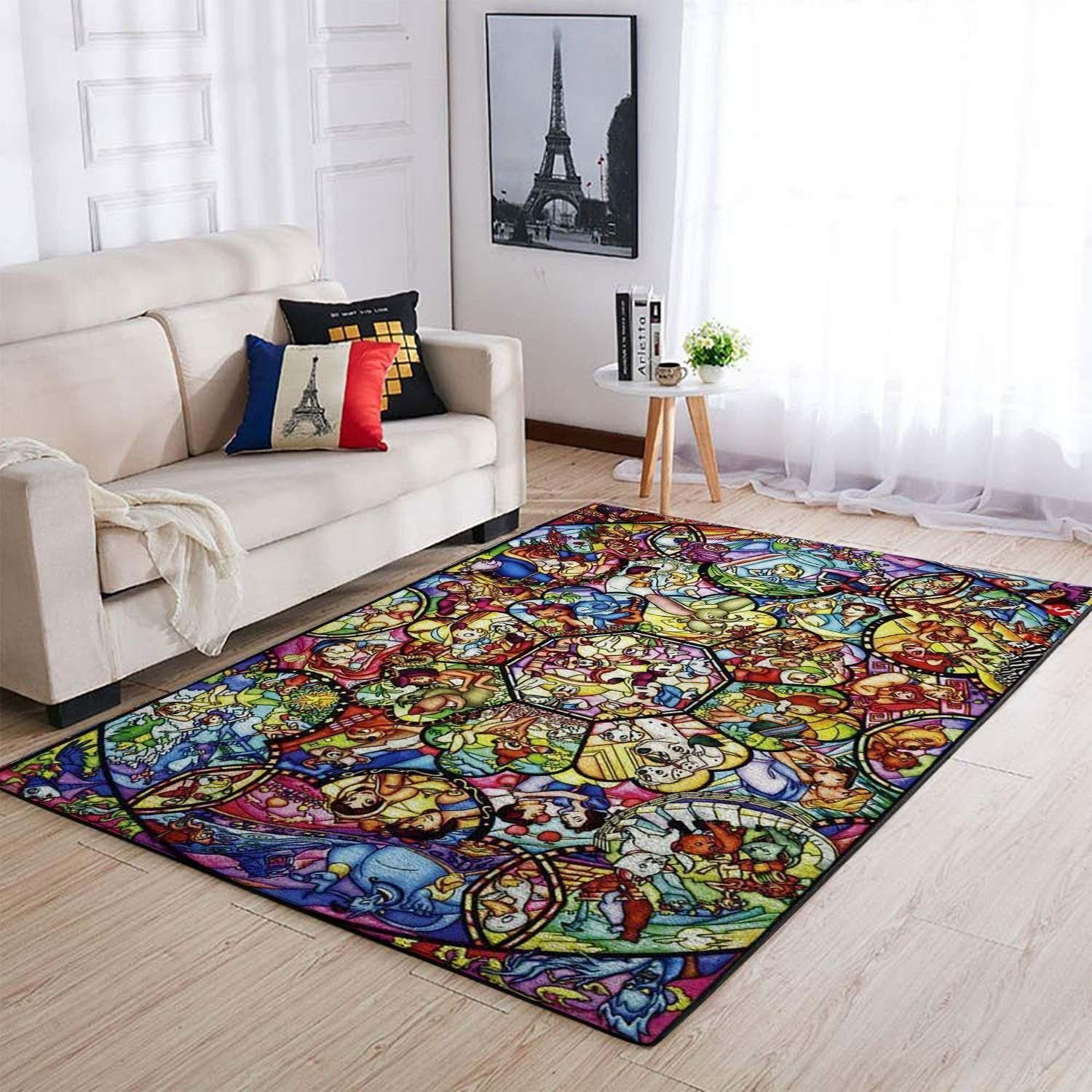 Deschea Disney Characters Area Rug Movie