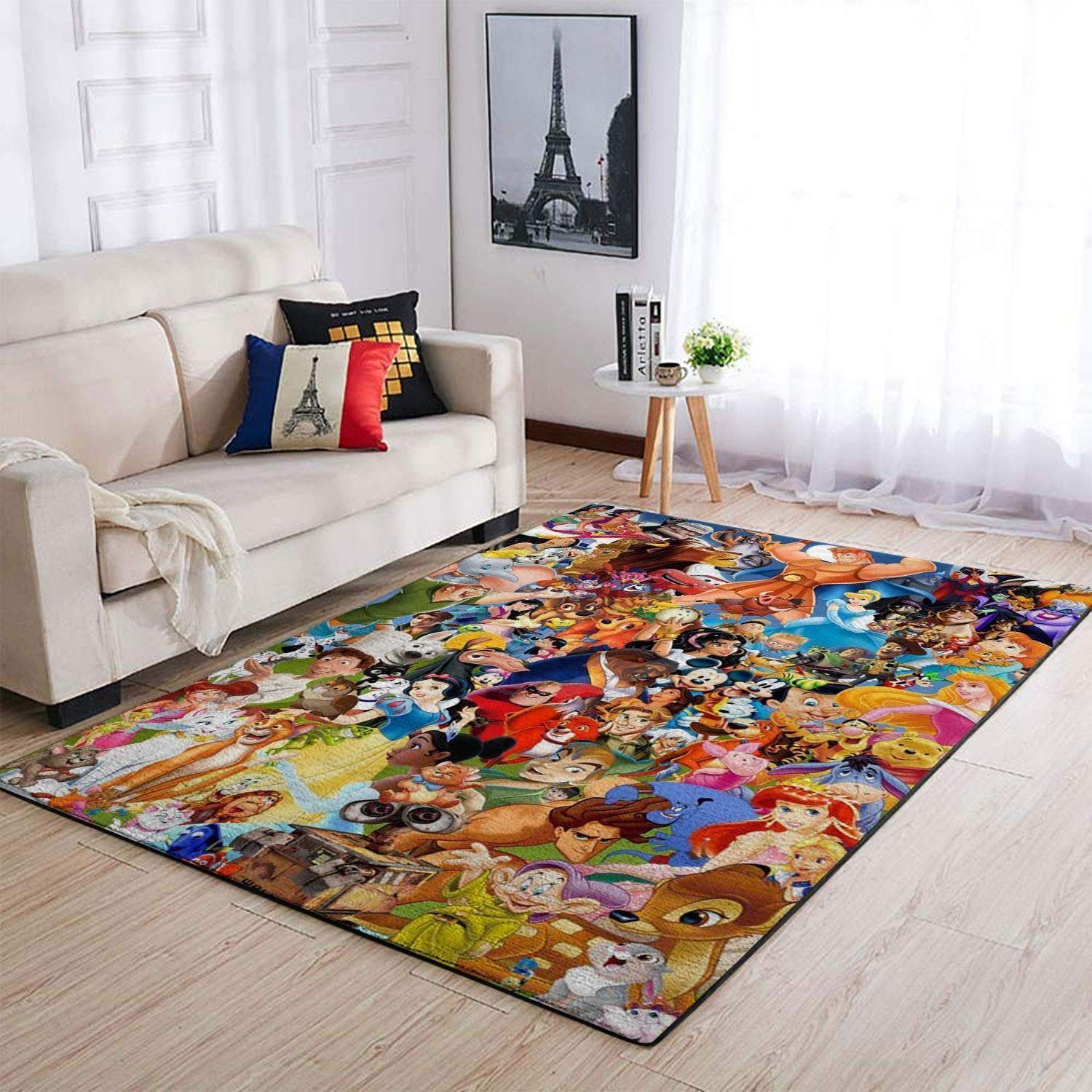 Deschea Disney Characters Area Rugs Movies Bedroom Cute