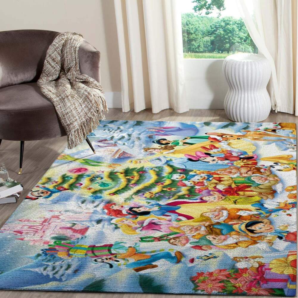 Deschea Disney Family Merry Christmas Area  Disney Movies Lv071225 Rug Regtangle