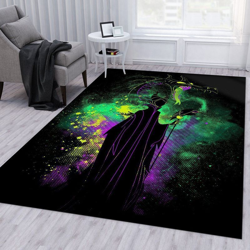 Deschea Disney Maleficent The Mistress Of Evil Art Area Rug  Bed Room Regtangle