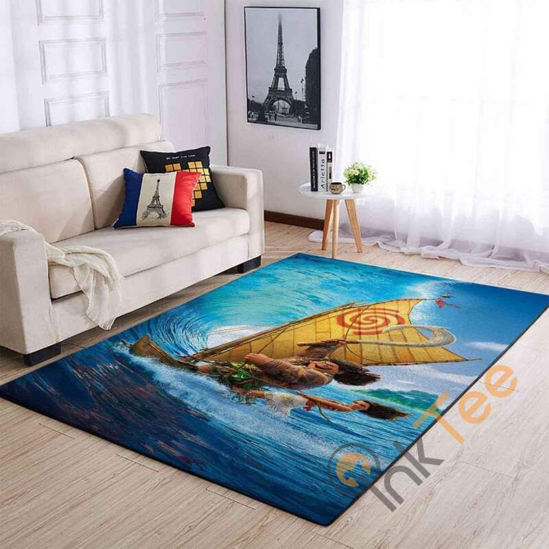 Deschea Disney Beauty And The Beast Living Room Area Rug